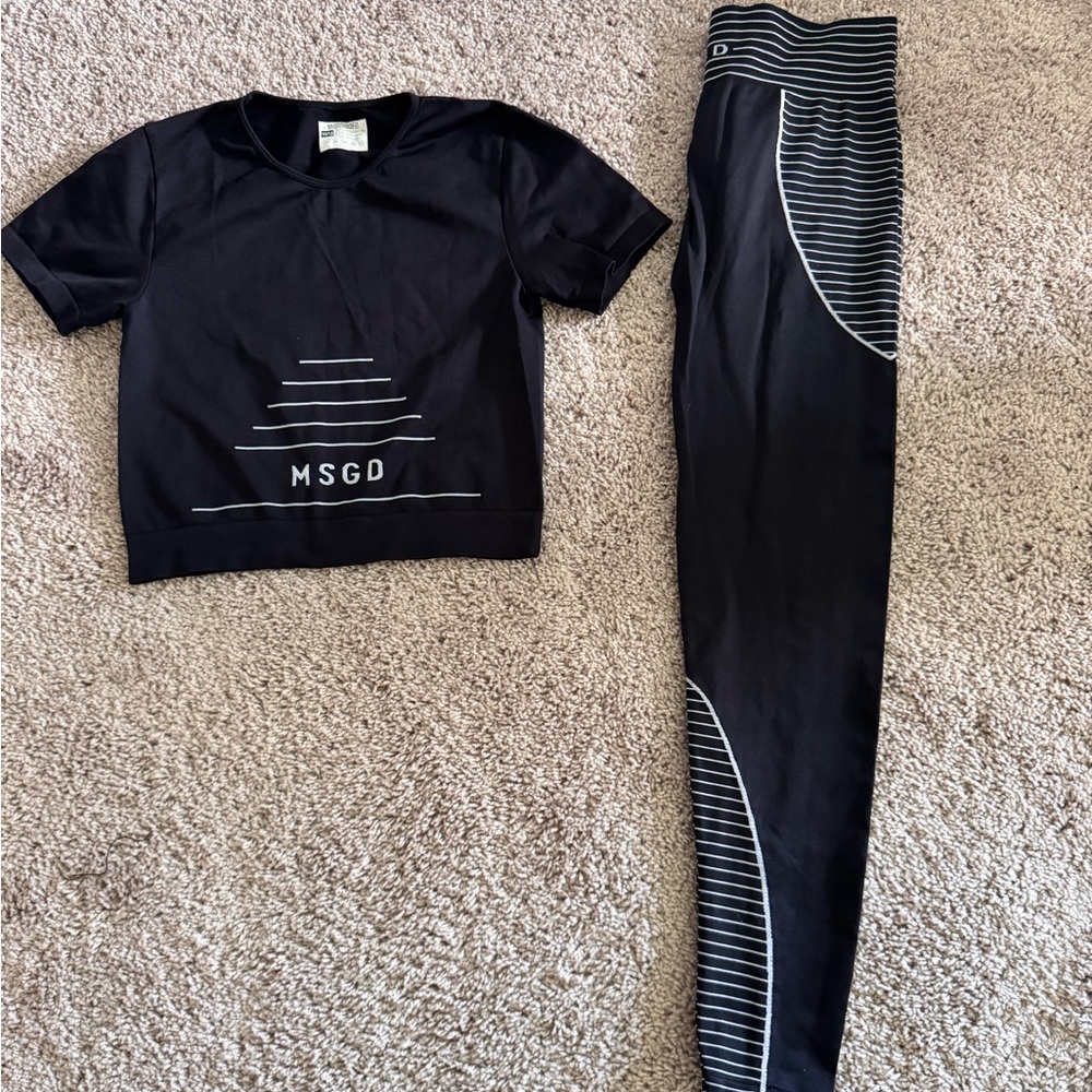 Black Missguided Activewear Set